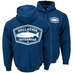 SALMON LOGO HOODIE NAVY 3X